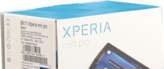 Полный обзор Sony Ericsson Xperia mini: миниатюрность не в ущерб функциональности